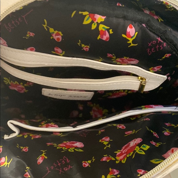 Betsey Johnson White Sprinkle Backpack - Picture 2 of 3